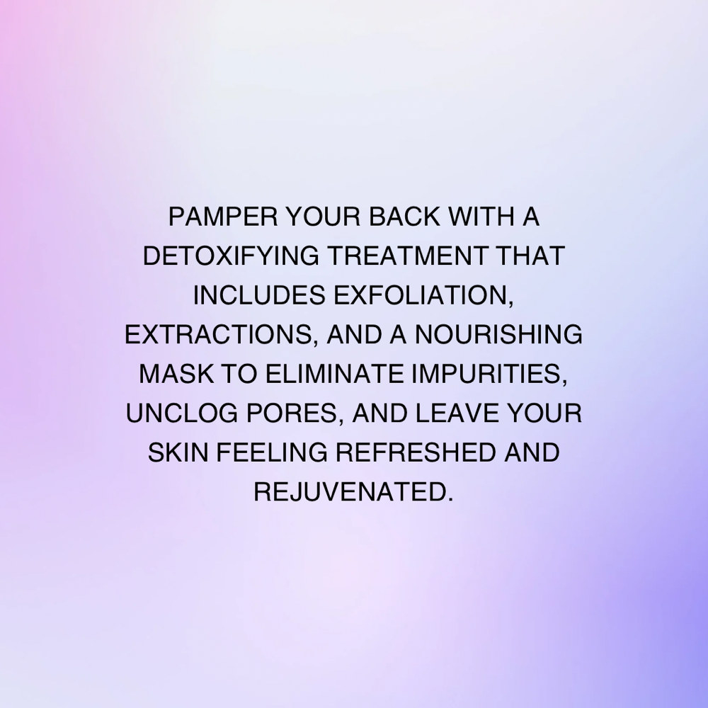 Detoxifying Back Treatment