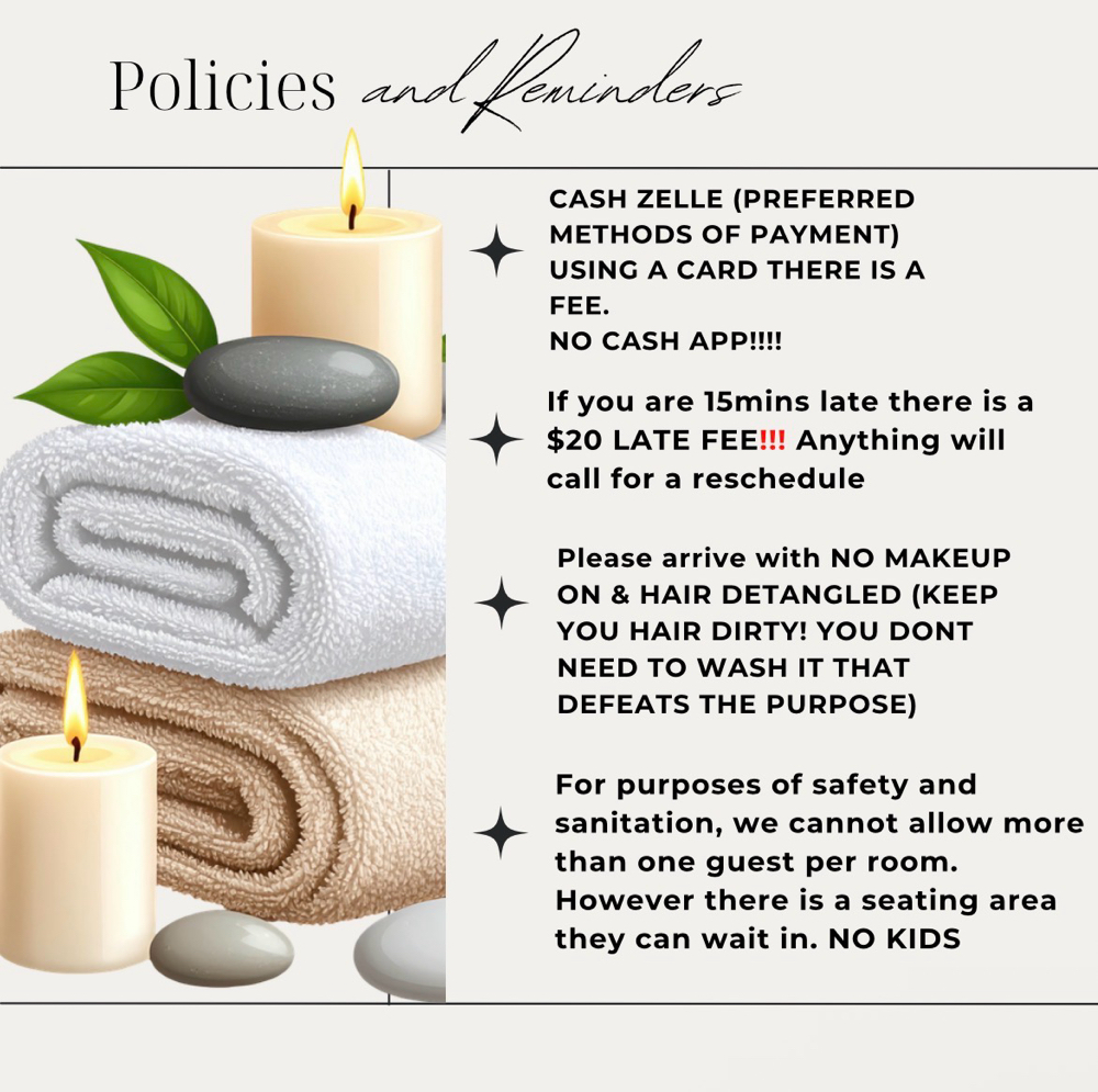 PLEASE READ BEFORE BOOKING‼️