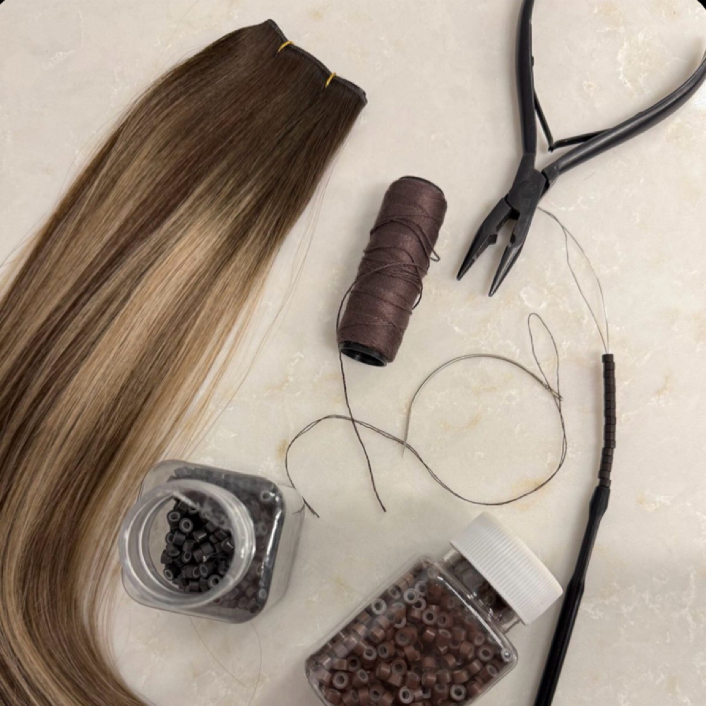 One Row Sew In at Casa Mane Salon in Scottsdale, AZ