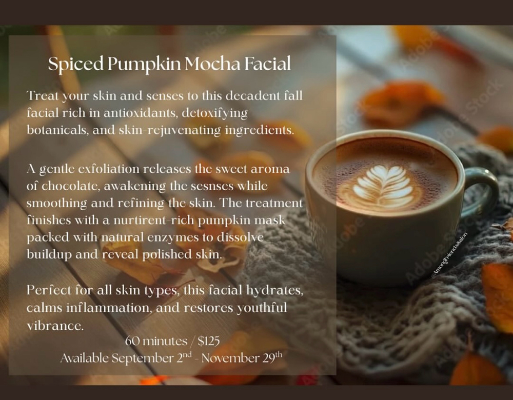 Spiced Pumpkin Mocha Facial