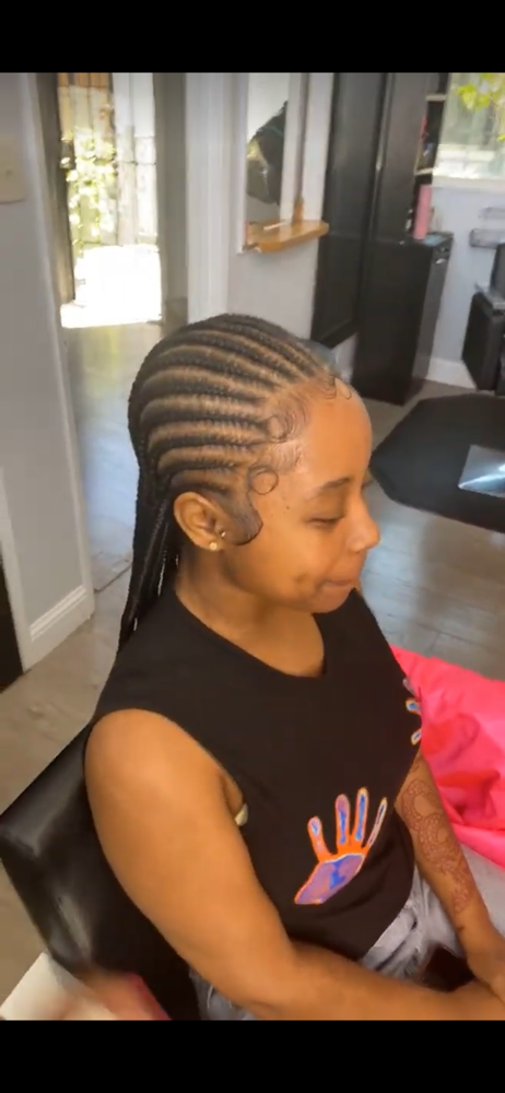 Medium Back Braids