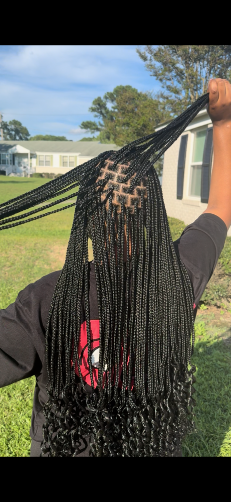 Knotless Braids at Lucky Creations & Styles in Middlesex, NC