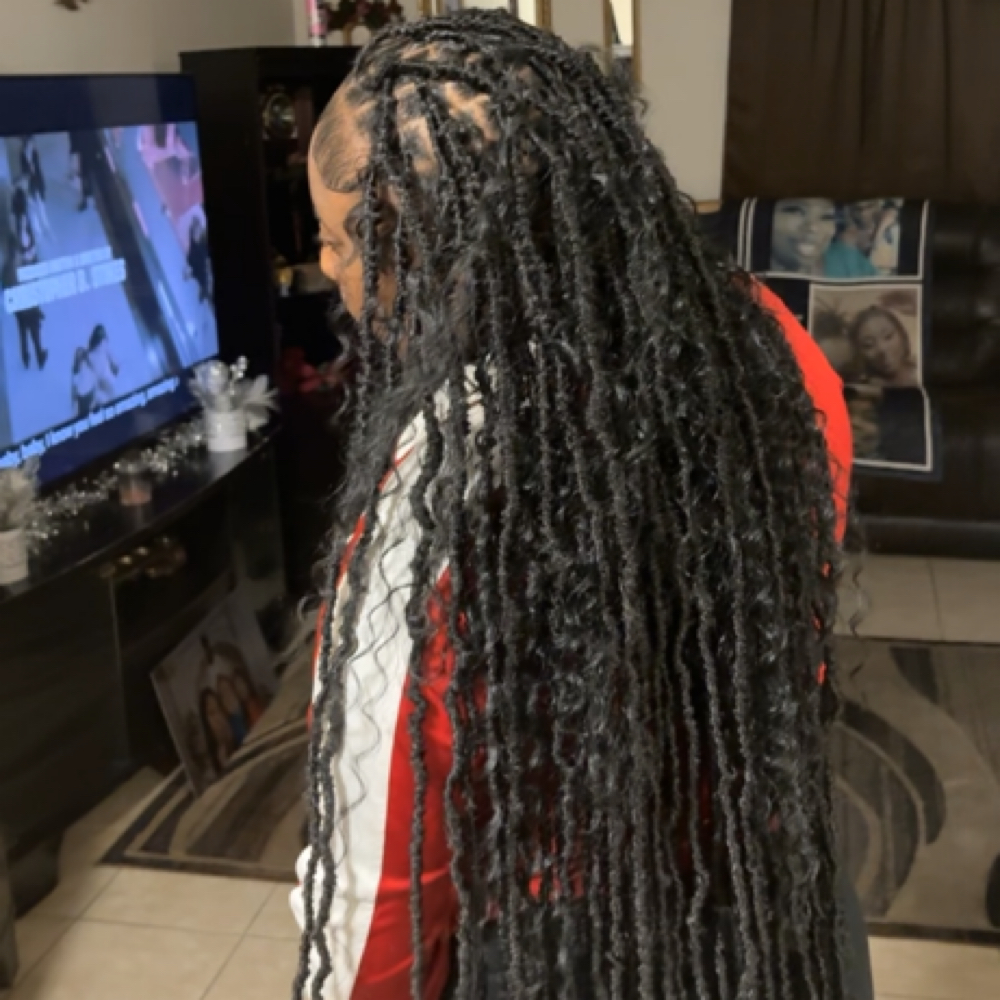 Boho Locs at HairByJaz in Lynn Haven, FL