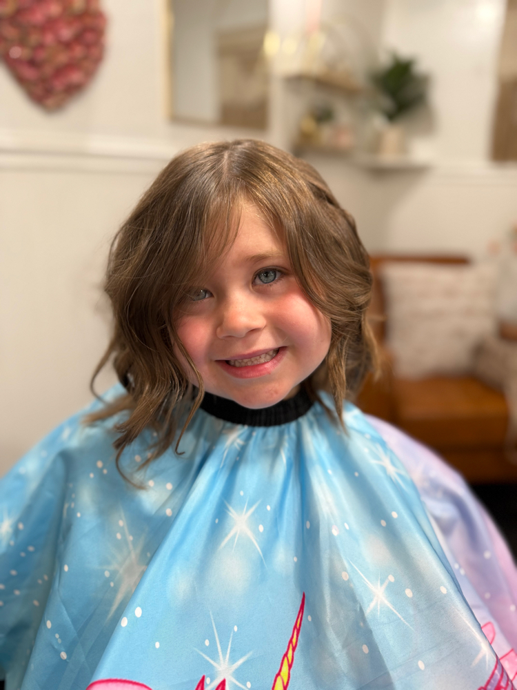 Girls Cut And Style 8 & Under
