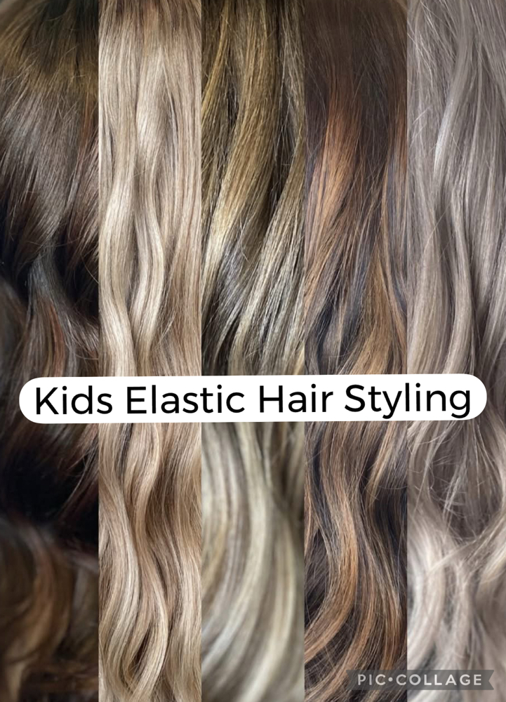 Kids Elastic Hair Styling