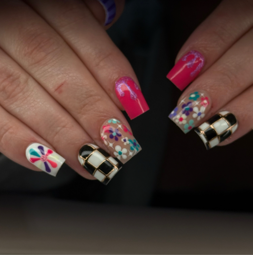 acrylic full set — short at The Nail Therapist in Nampa, ID