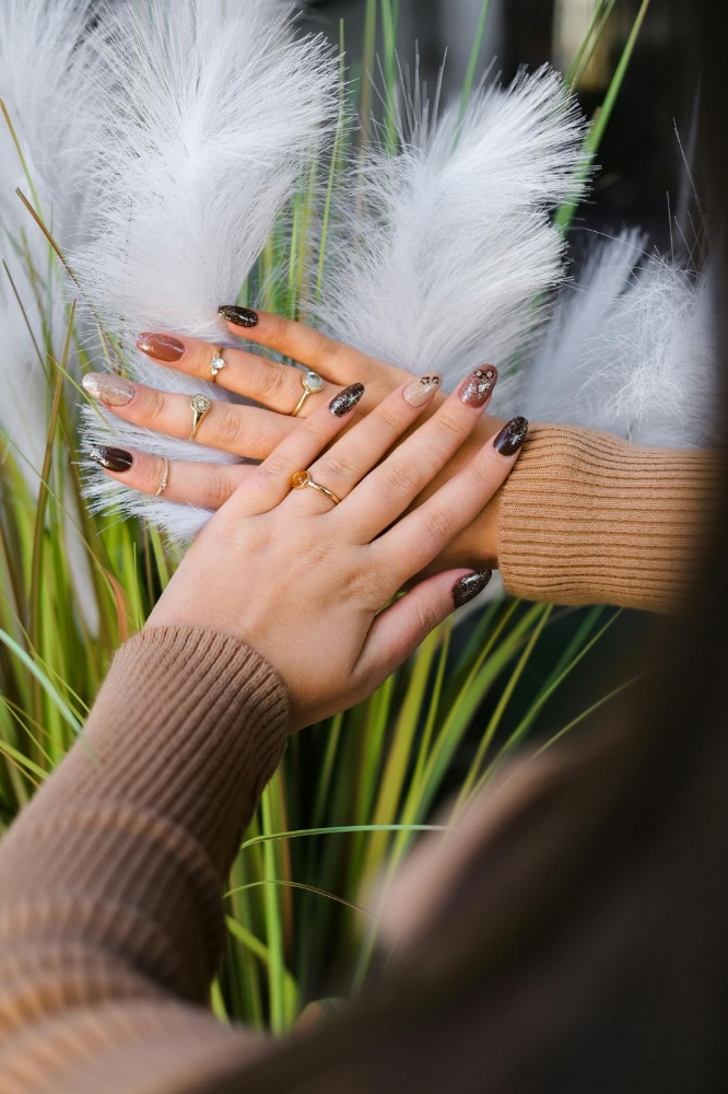 Dry Manicure +Nail Extensions