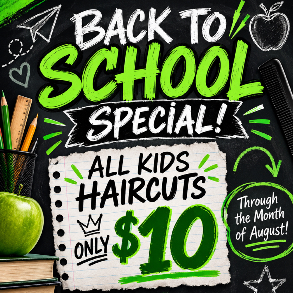 $10 Back 2 School Kids Cuts at Salon Emerald - Rach in Carson City, NV