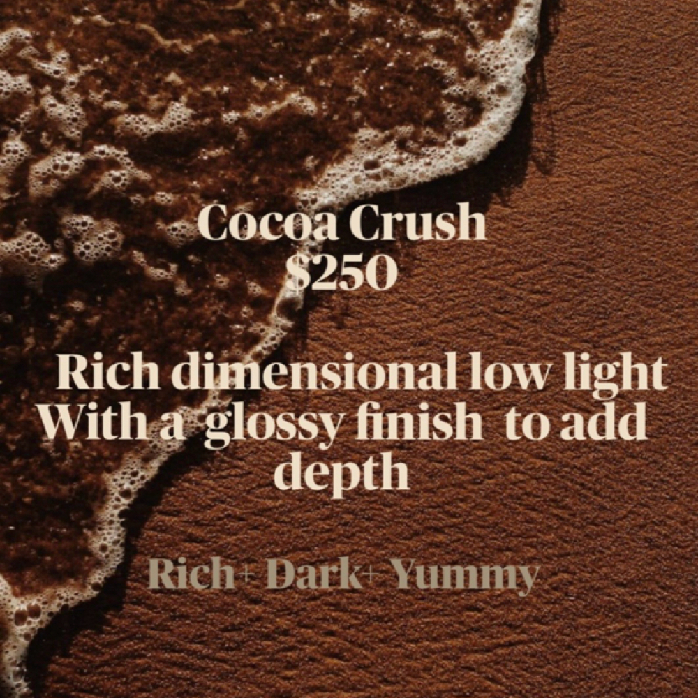 Cocoa Crush at The Blonding Baddie in Louisville, KY