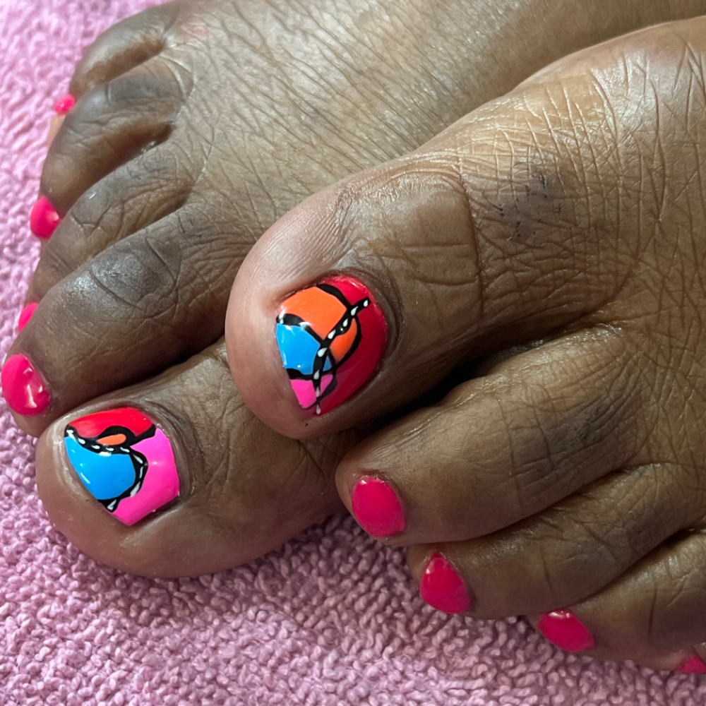 Signature Gel Pedicure at Victoria’s Nails 24 Hour Nail Services in Saint Louis, MO