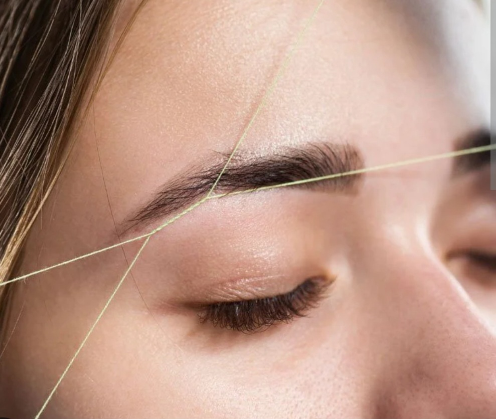 Eyebrow threading