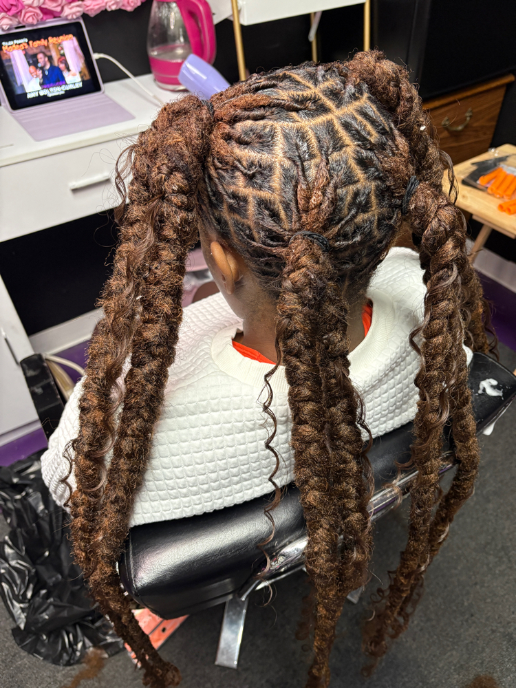 Boho JadaWada Loc Extention Braids at Raven  Lewis in Montgomery, AL