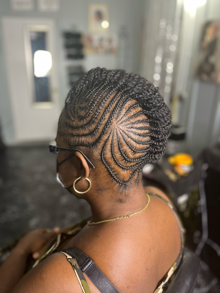 Adults Natural Hair Braided