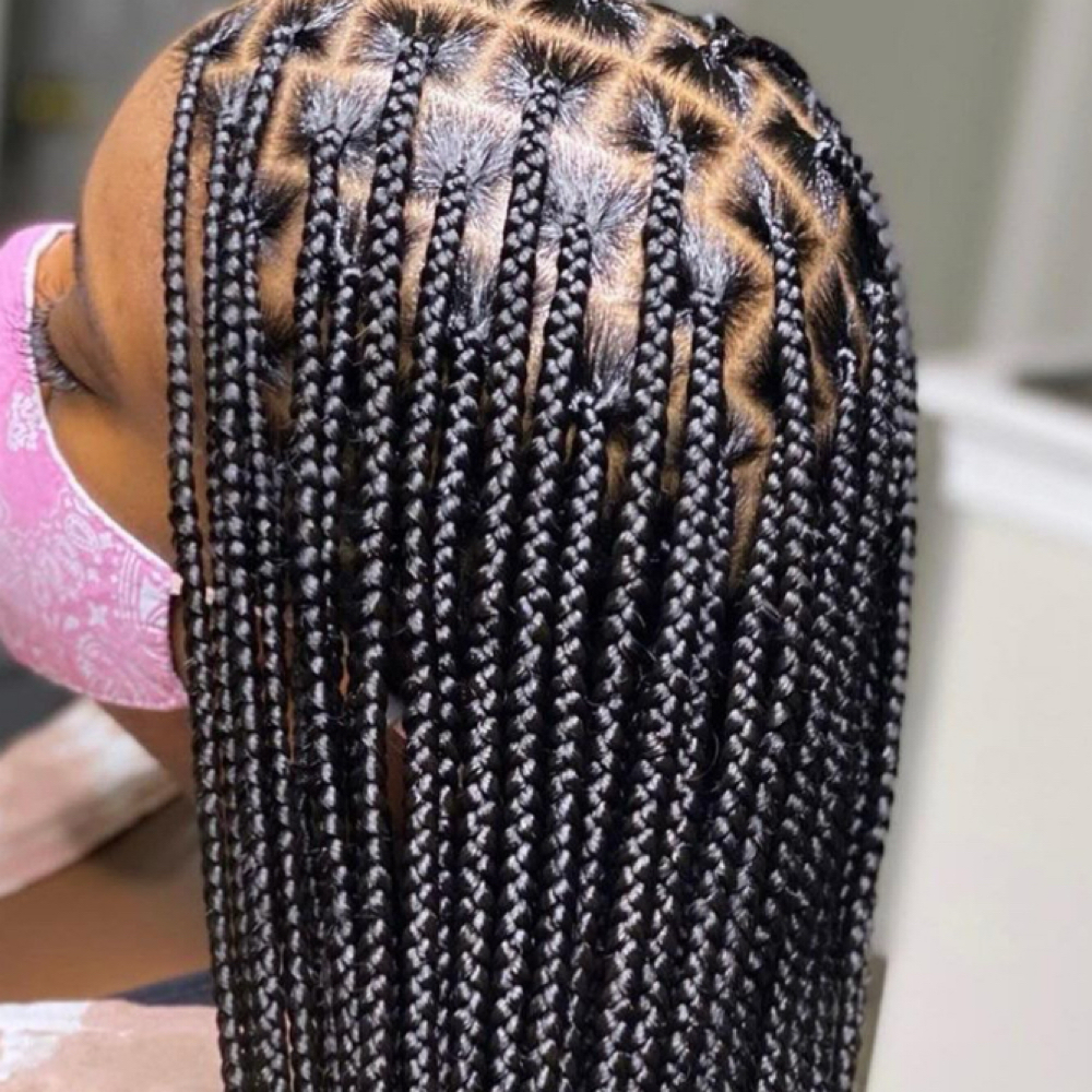 Small Knotless Braids at A Royal Encounter in Jackson, MS