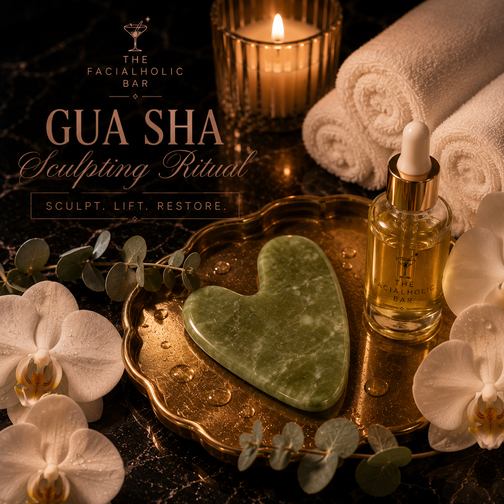 Gua Sha at The Facialholic Bar in Houston, TX