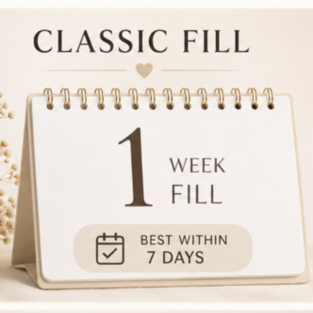 Classic 1 Week Fill at Wenwin Beauty in North Richland Hills, TX
