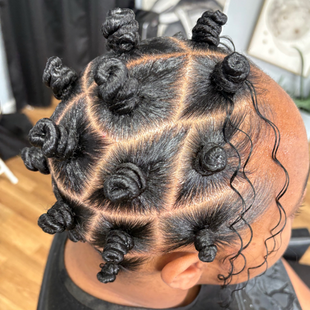 Bantu Knot at Touched By Keyz Essentials LLC in Willoughby Hills, OH