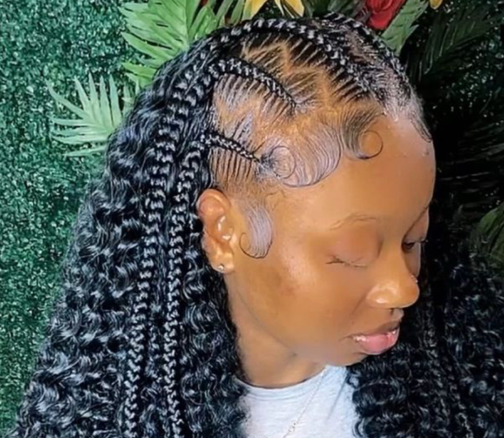 HALF BRAIDS
