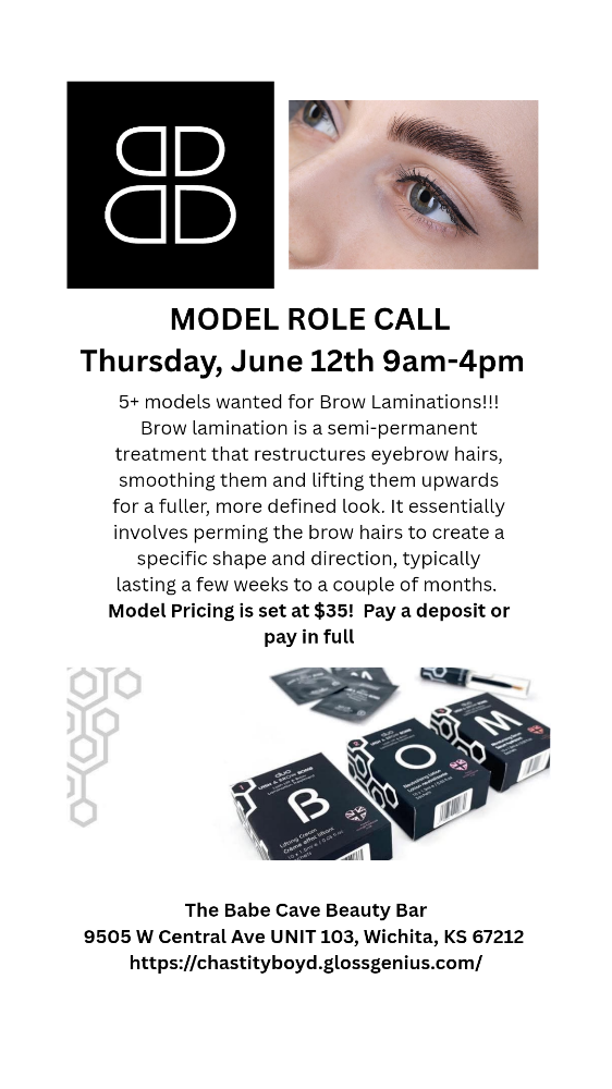 Brow Lamination Models ✨ July 12th