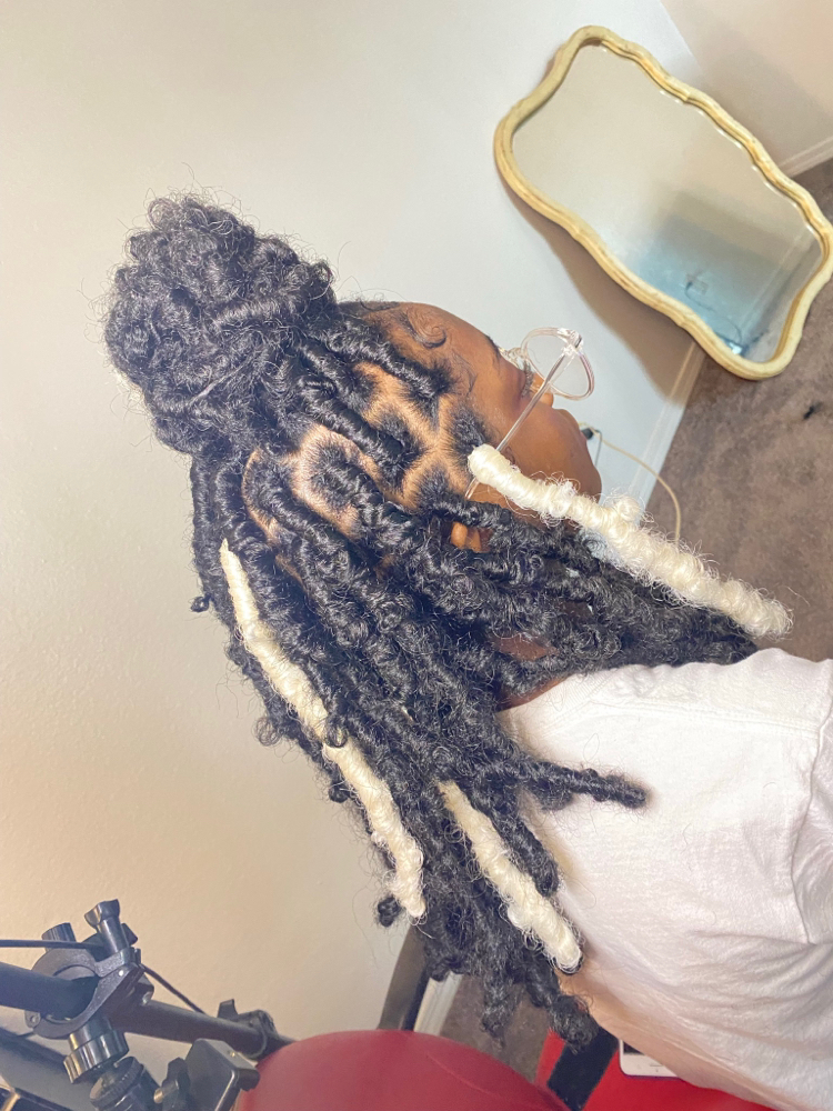 Smedium Bttfly Locs Mid Back
