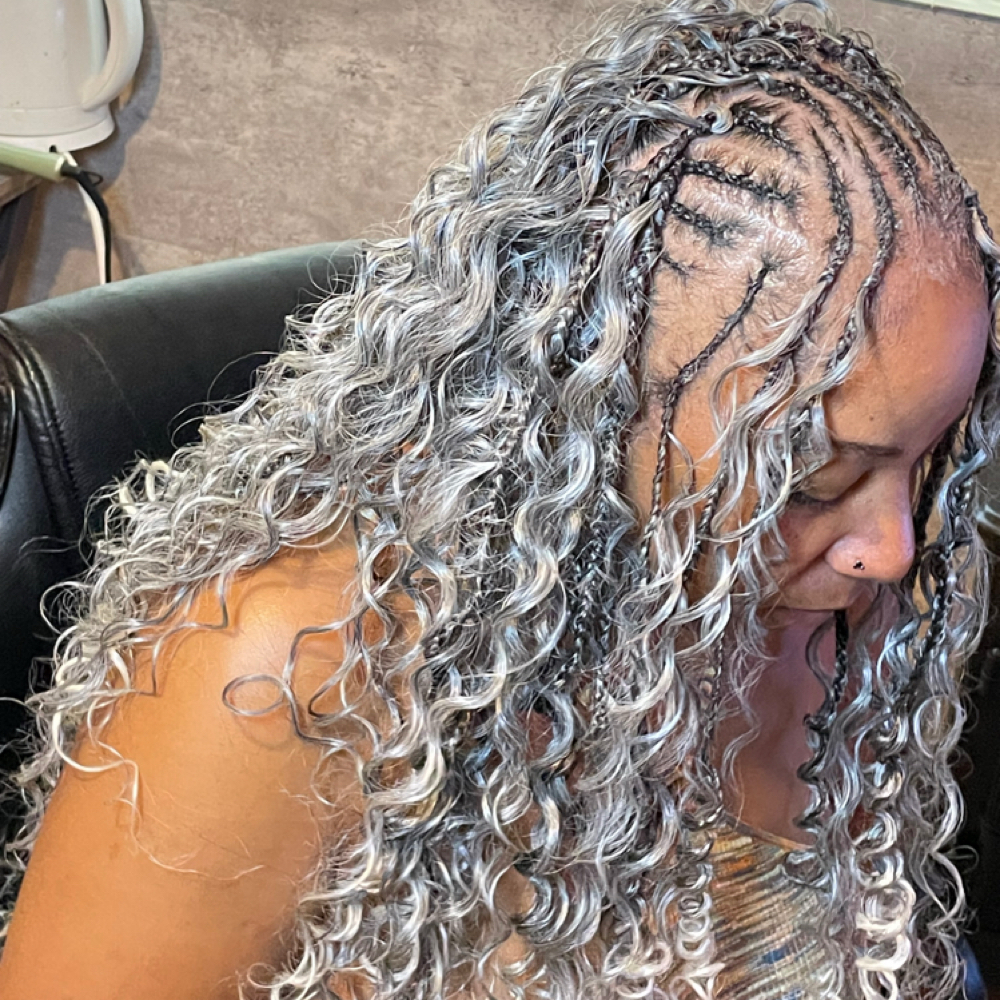 Small Boho Fulani Braids at Lavished.rinaii in Victorville, CA