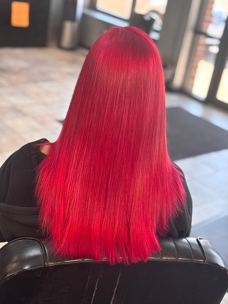 Full Vivid Transformation at Beauty on The Bricks in Hays, KS