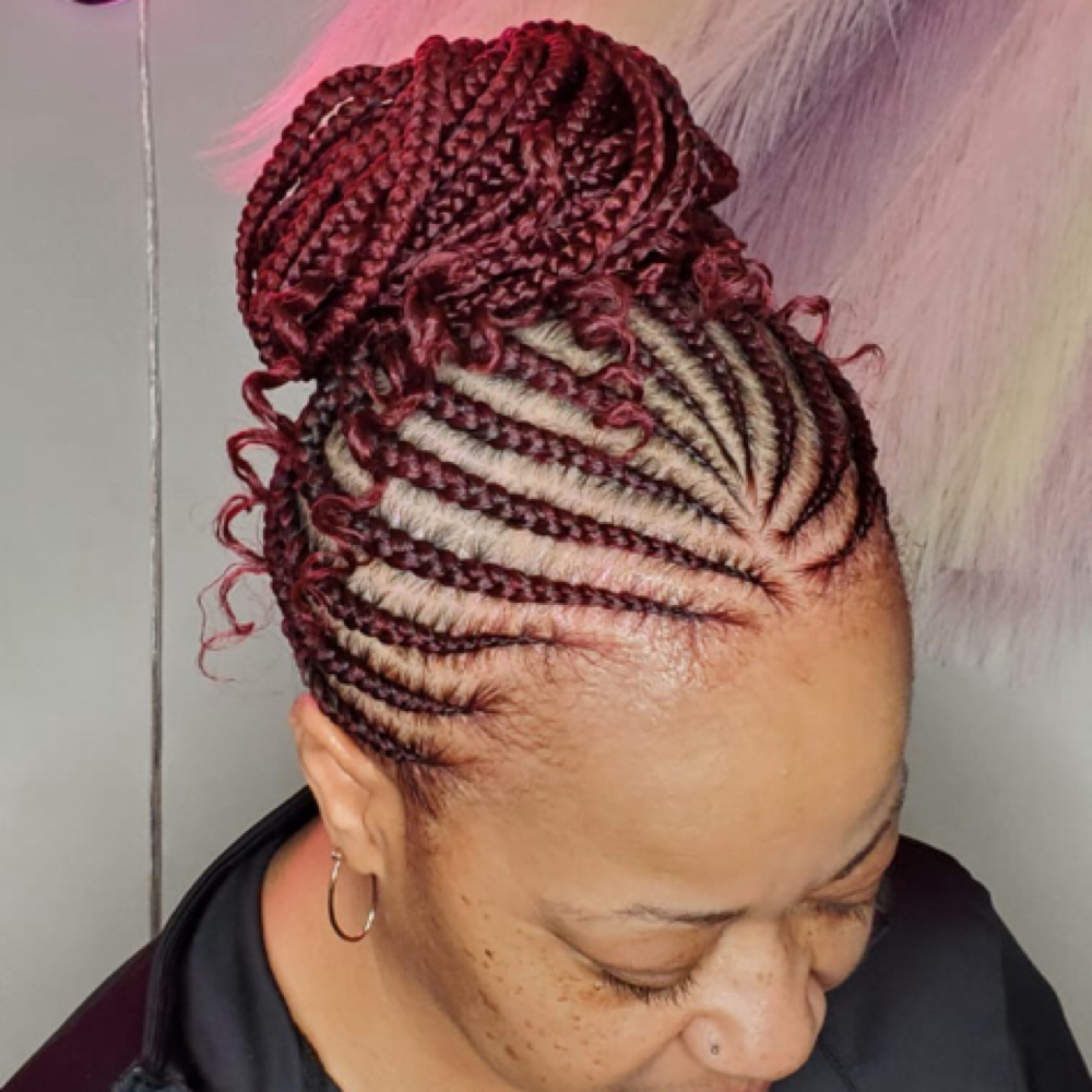 Fulani Braids at Glow Braiding Atlanta in Kennesaw, GA