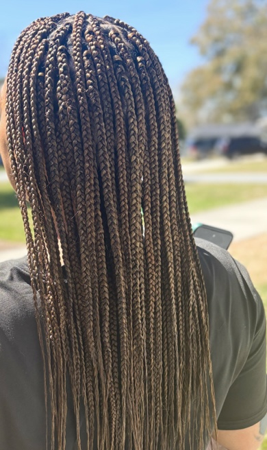 Traditional Box Braids - Smedium at Taylor Braidz, LLC in Ocala, FL