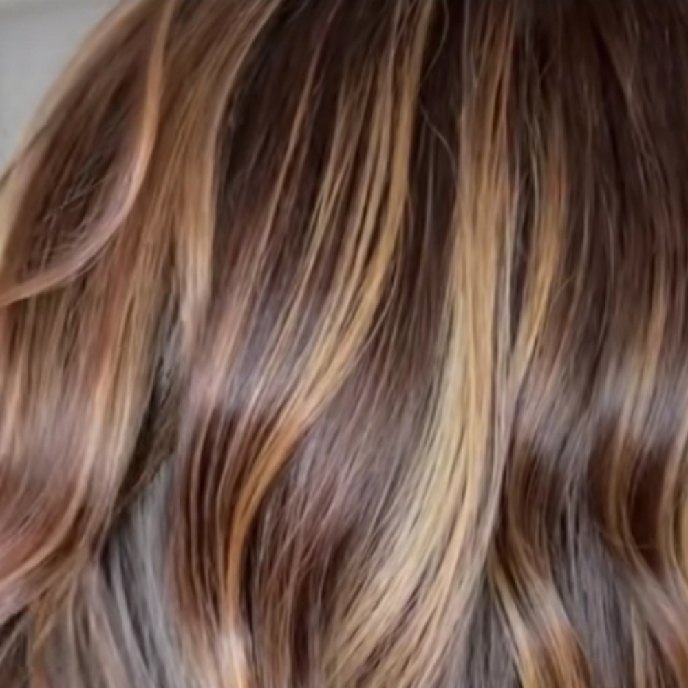 P/Highlights + Root Touch-Up + Cut at Dreamcuts and Styles Hair Salon in Fulshear, TX
