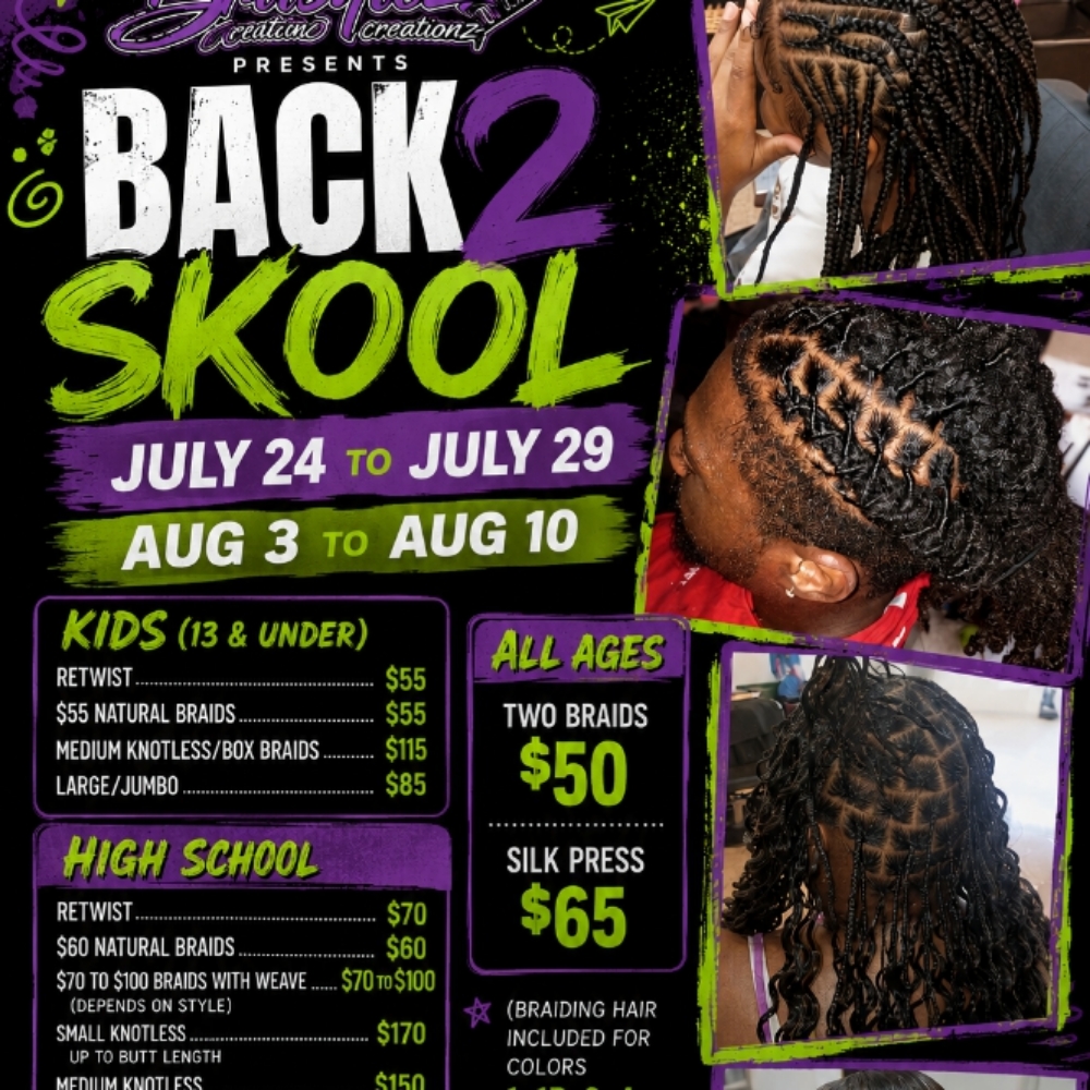 Back To School Special Adult at Bri Stylez in Orlando, FL