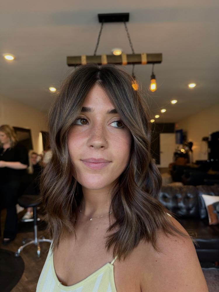 Full balayage/teasy light