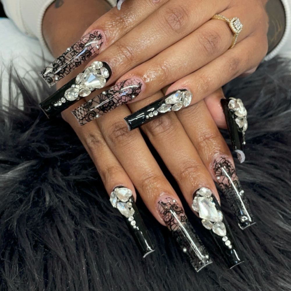Tier 4: Swarovski Designs at Sunnii Nails in College Park, GA