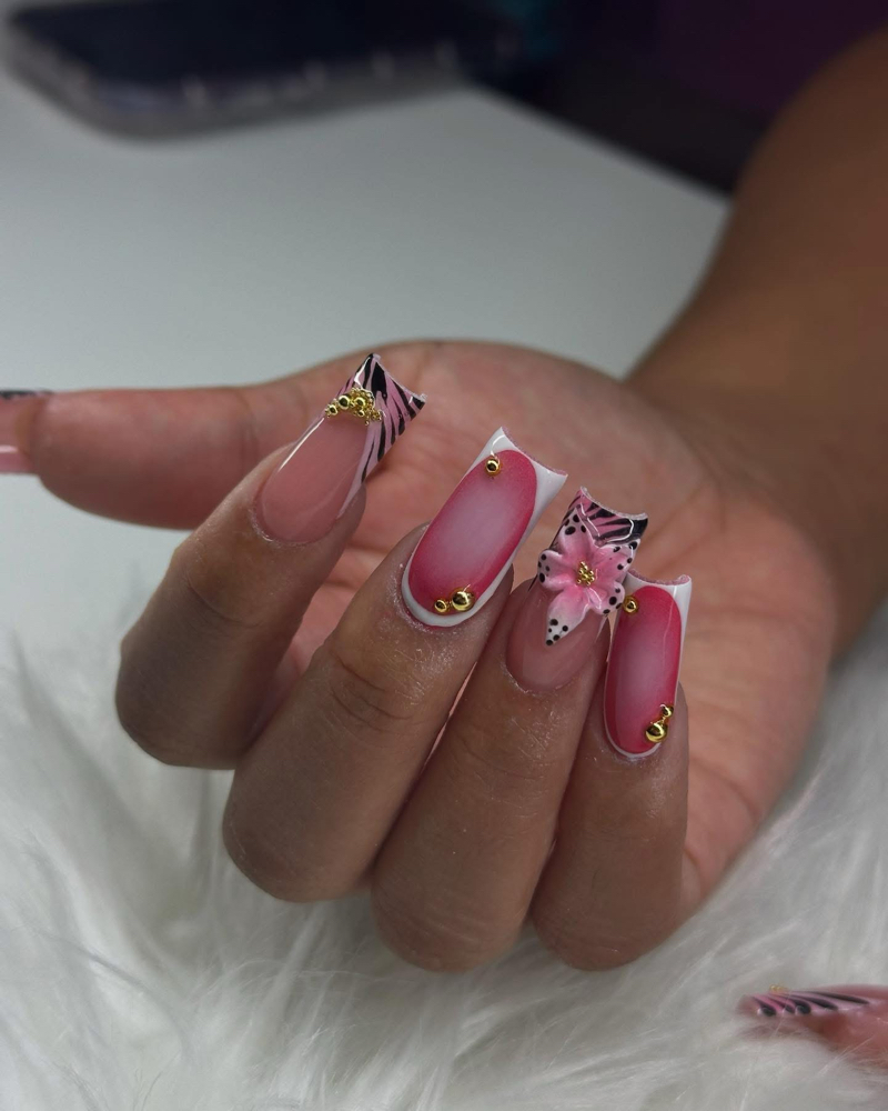 Long Acrylic Full Set