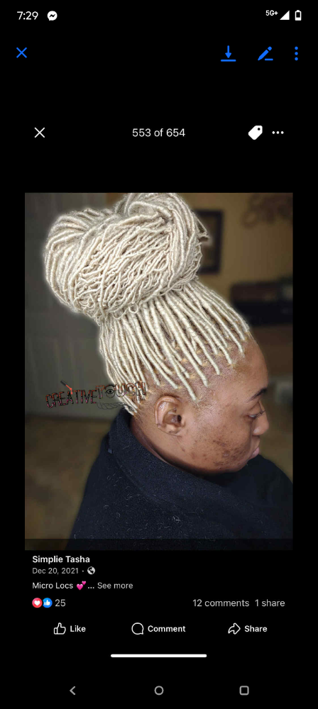 Mini Soft locs at Creative Touch By Tasha in Byram, MS
