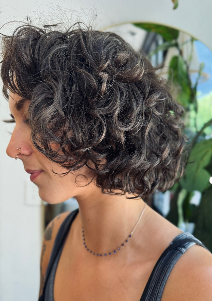 First Time Curly Cut at Wind In Your Hair in Denver, CO