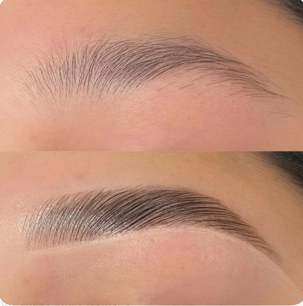 Brow Lamination + tint