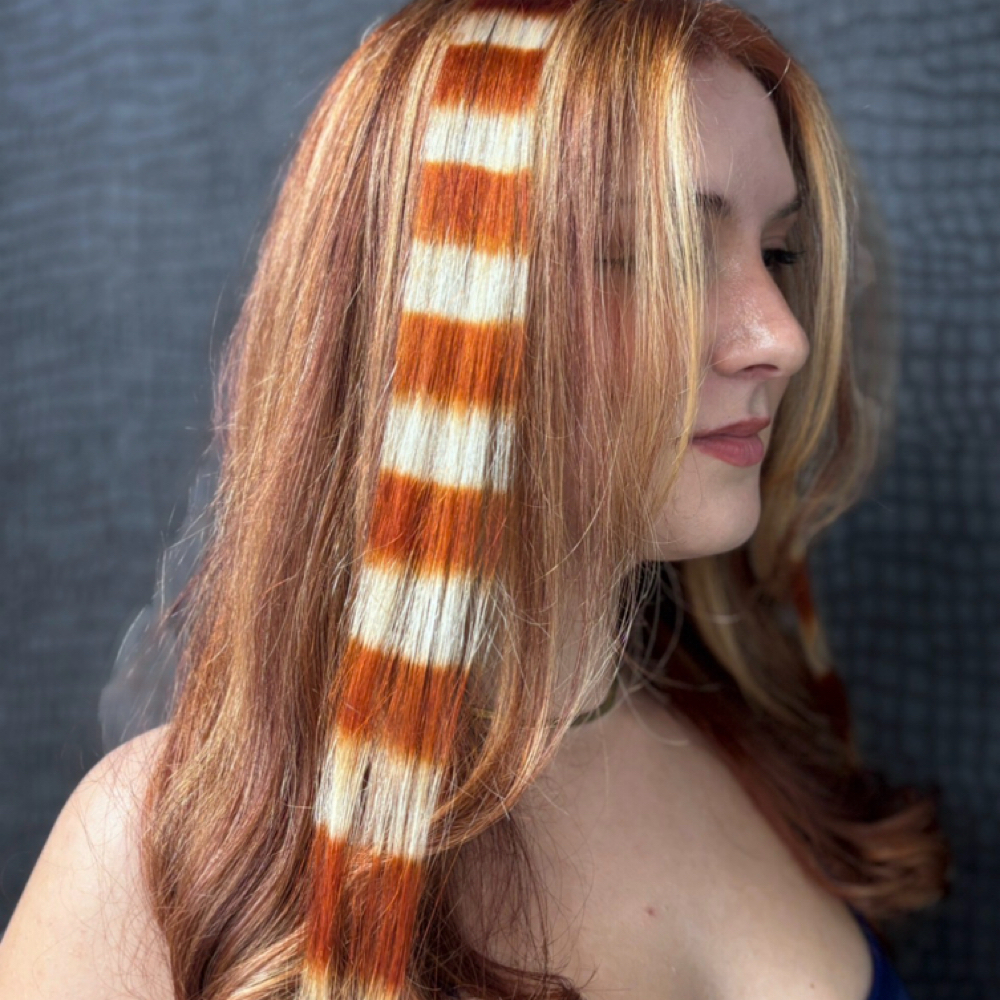Custom Colored Extensions at hair by kaylee in Fort Myers, FL