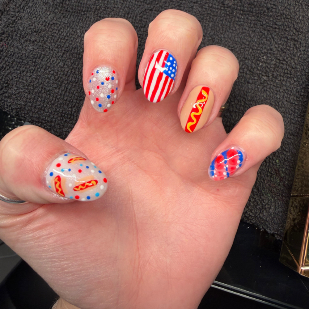 Apprentice Nail Art Full Design at Lalona in Marquette, MI