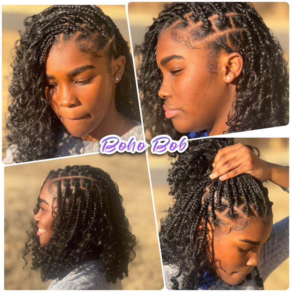 Knotless Boho Bob at Anointed Hands in Southaven, MS