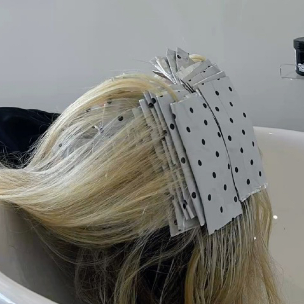 Partial highlight at Trish Mac at Salon Kai in Shelton, CT