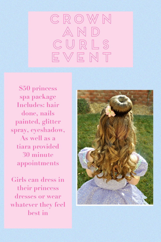 Princess Crown And Curls Package at Autumn DeBord in Mason, OH