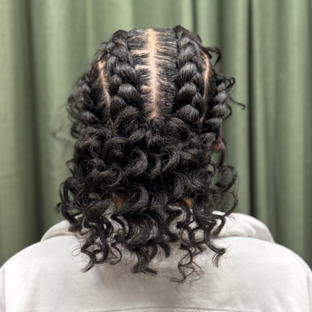 Braids (Cornrows) at Cutz and Effects By Met in Flowood, MS