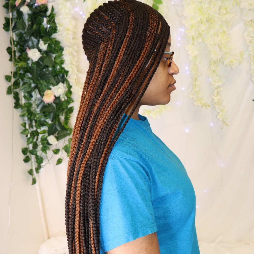Lemonade Braids at Total Class Hair Braiding in Marietta, GA