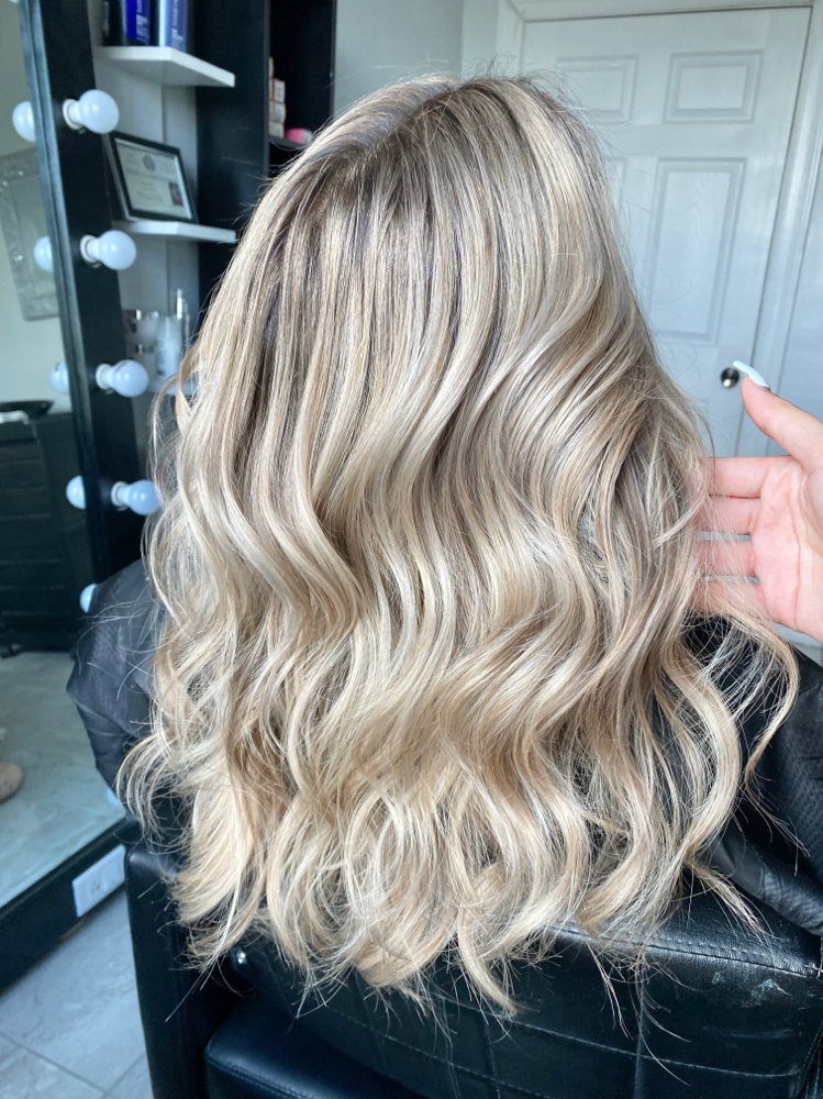 Light Blonde Babylights Balayage