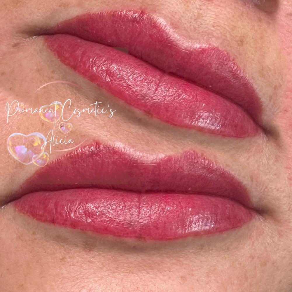 Lip Blushing at Permanent Cosmetics By Alicia Polk in Bentonville, AR