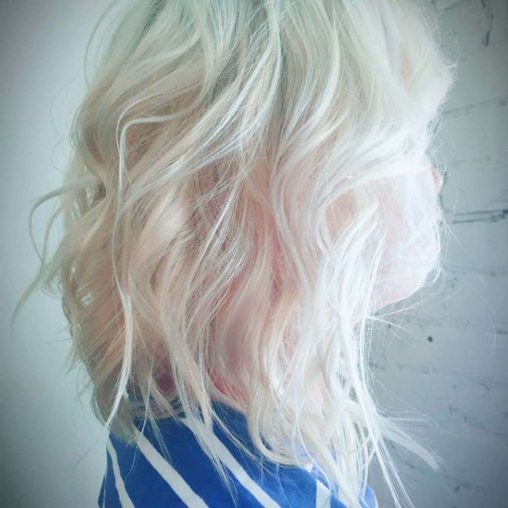 Double Process Blonding at Crystal Moon Studio in Coralville, IA