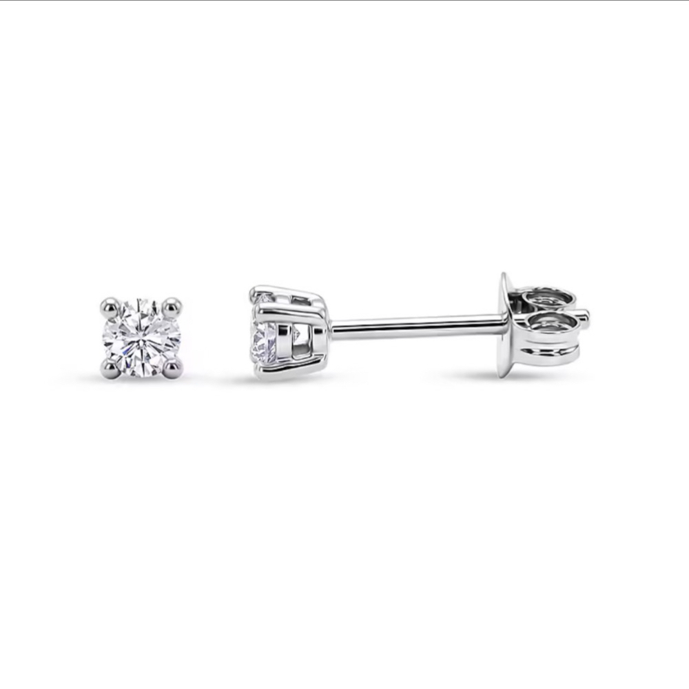 3x3mm CZ Princess Cut Tiffany 14k at Airbella in Columbus, OH