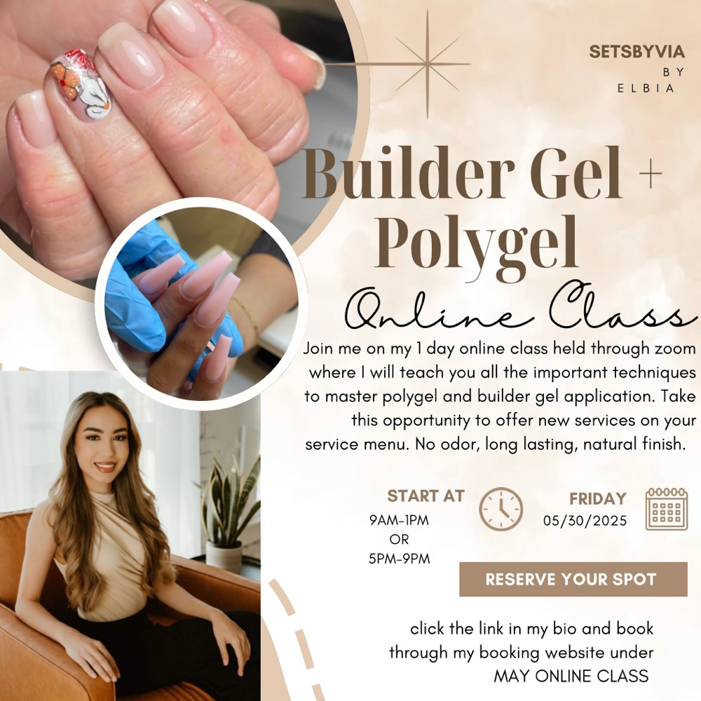 Polygel & Builder Gel Online Class