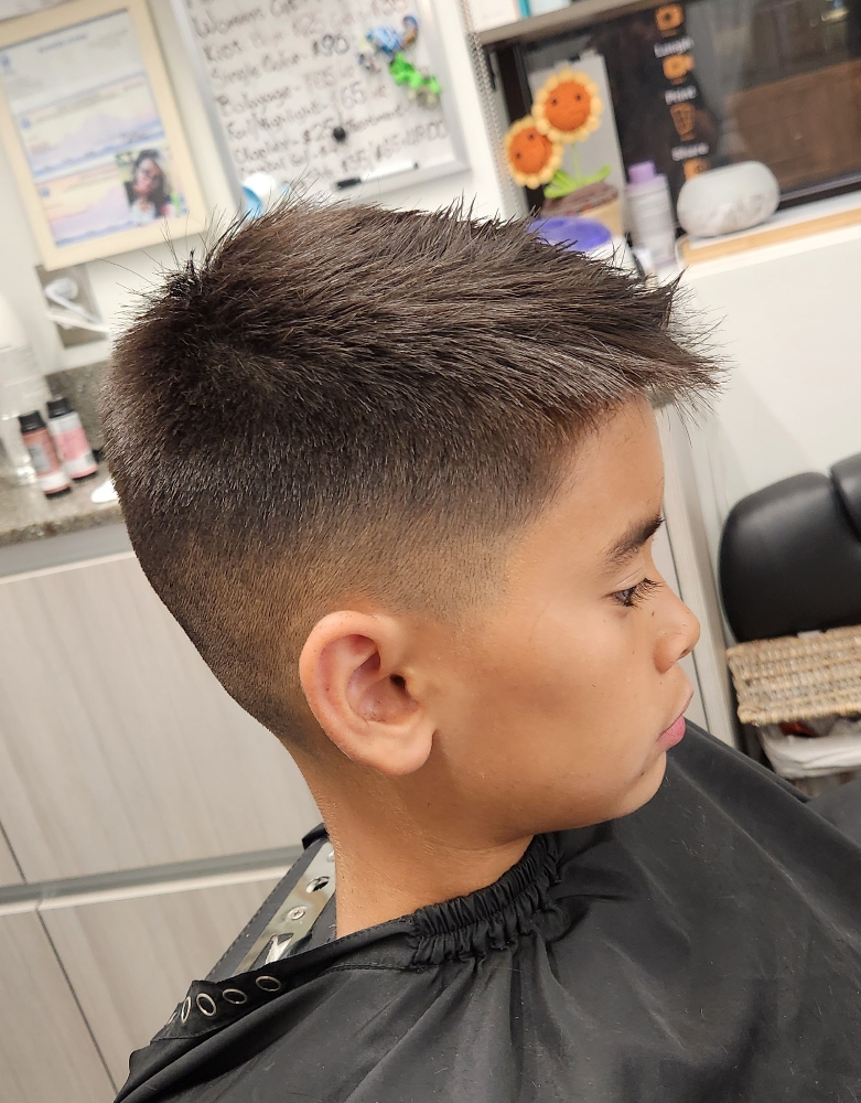 Kids haircut. under 10 Years