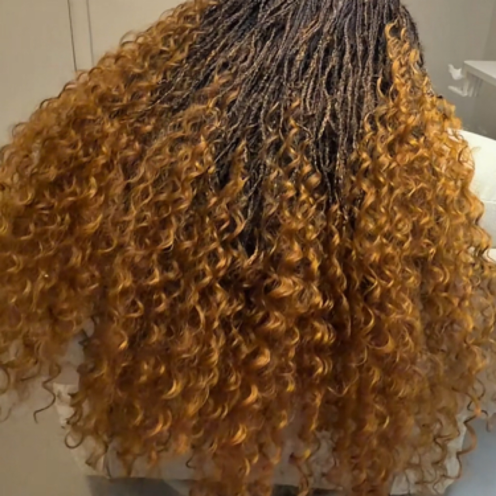 SMALL NO GRID HONEY BLONDE INSTALL at NinaNocs in Orlando, FL